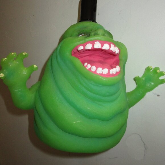 Ghostbusters Flying Floating Slimer Green Ghost Animated in original box - Picture 2 of 7